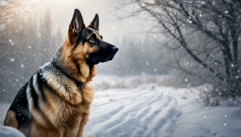 do german shepherds get cold