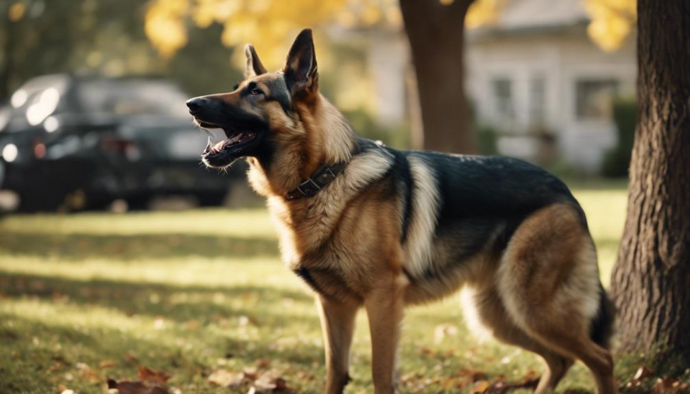 barking behavior in german shepherds