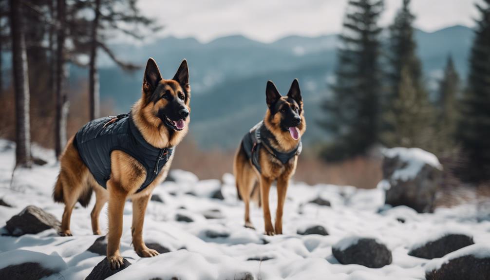 exploring snowy trails together