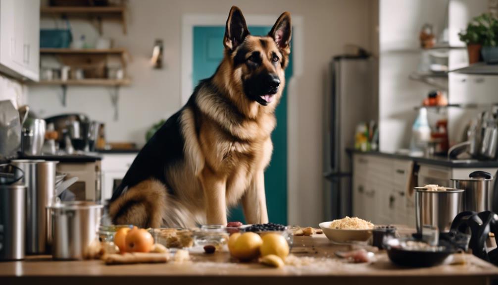 german shepherd mix diet