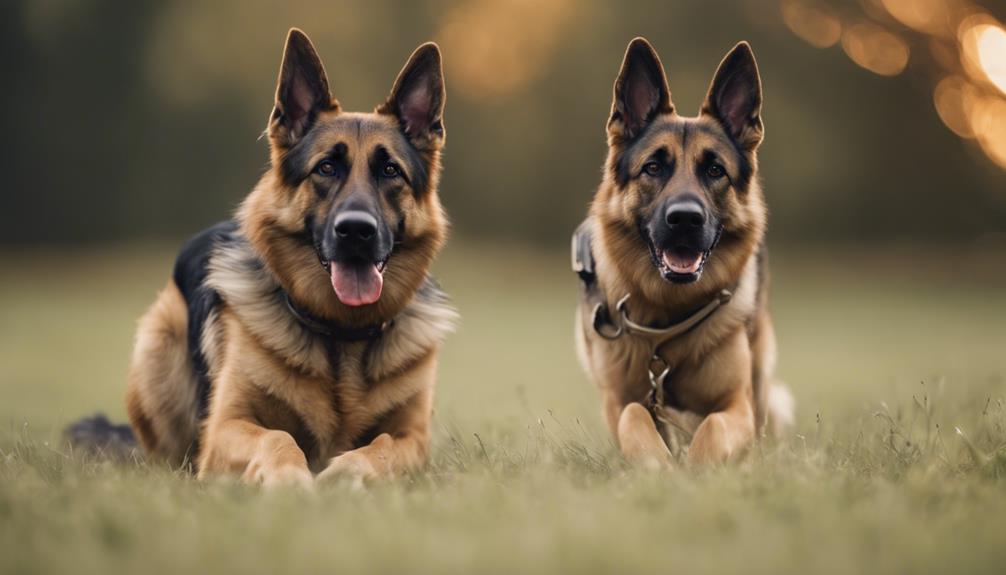 herding dogs trained diligently