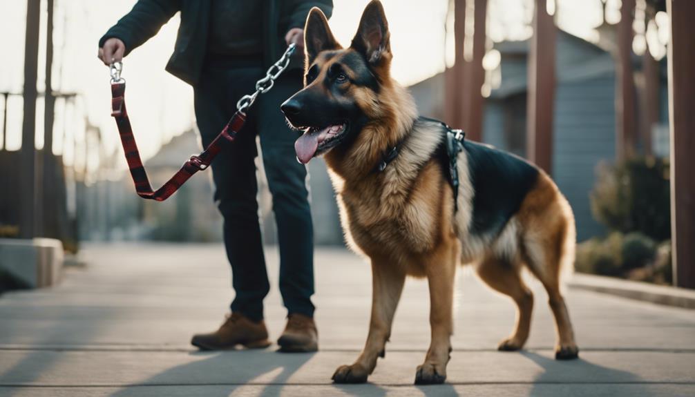 leash reactivity in shepherds