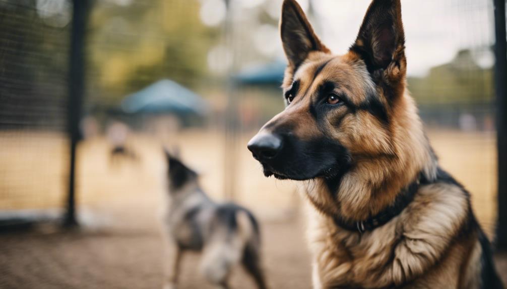 older german shepherd socialization