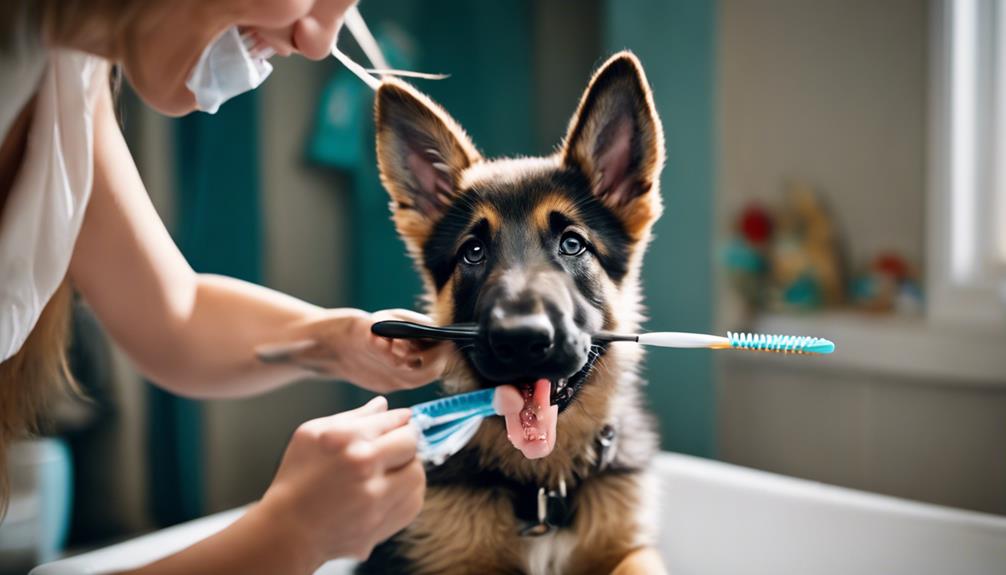 oral care for shepherd pups