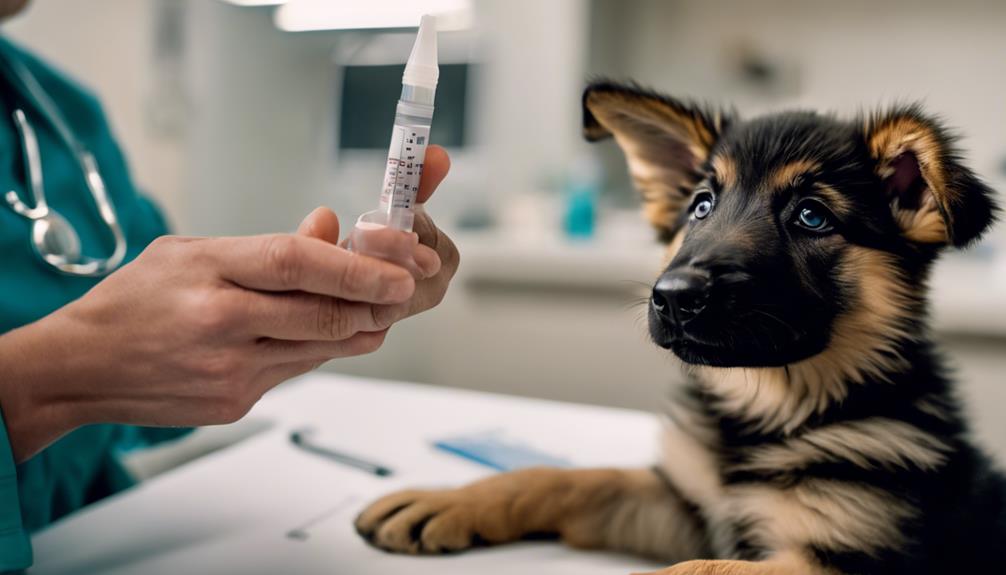 preventing canine distemper with vaccination