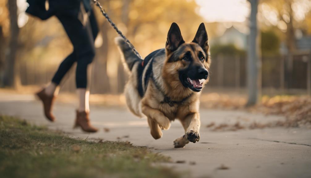 reactive behavior in german shepherds