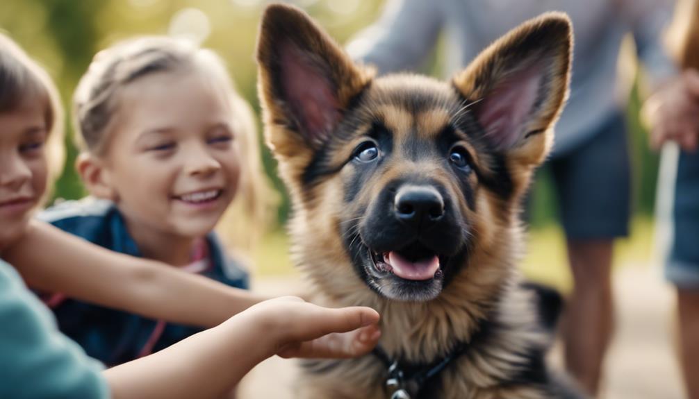 socializing puppies with people