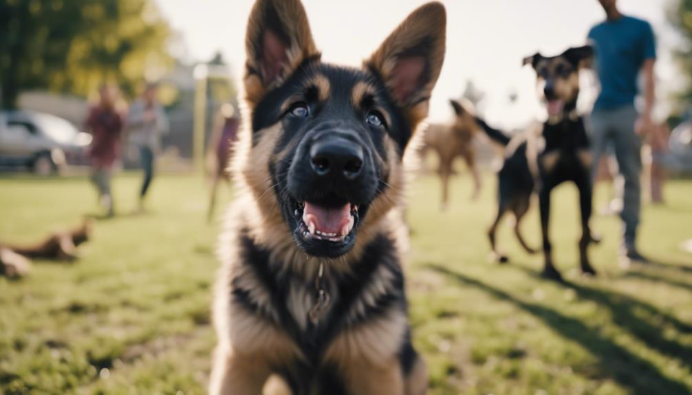 training german shepherd puppies