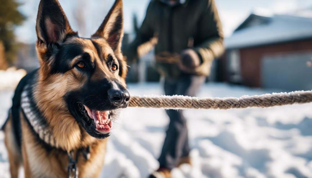 tug of war fun for cats